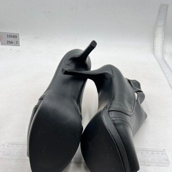 Women's Peep-Toe Sandals Stiletto High Heels Platform Summer Booties Black Shoes - Picture 6 of 7